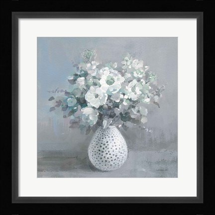 Framed Touch of Spring II Sage Print