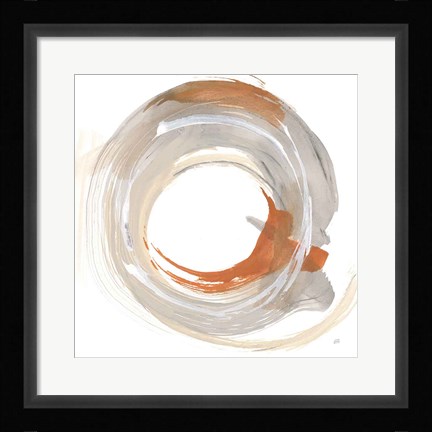 Framed Hake Neutral I Print