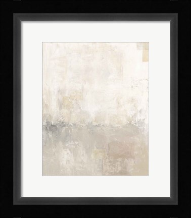 Framed Gray Morning Light II Print