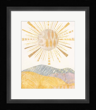 Framed Boho Sunshine II Print