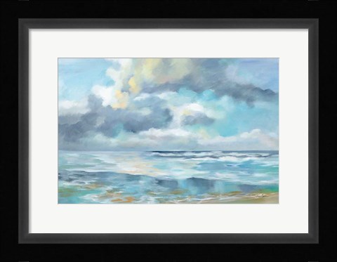 Framed Summer Clouds Print