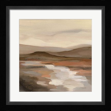 Framed Cinnamon Riverbank II Print