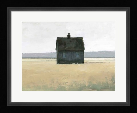 Framed Lonely Landscape II Print