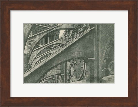 Framed Vintage Paris I Print