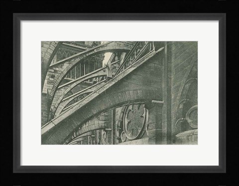 Framed Vintage Paris I Print