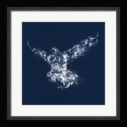 Framed Flying Silhouette Print
