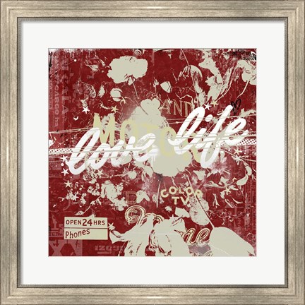 Framed Love Life Print