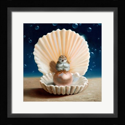 Framed World Is Your Oyster Print