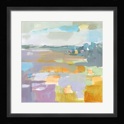 Framed Lilac Field Print