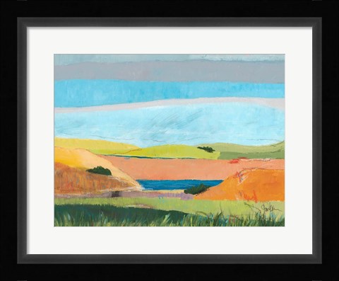 Framed Of Independent Hues Print