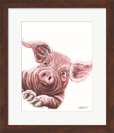 Framed This Little Piggy&#39;s Toes Print
