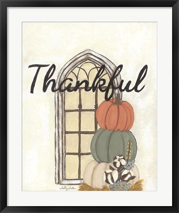 Framed Fall Thankful Print