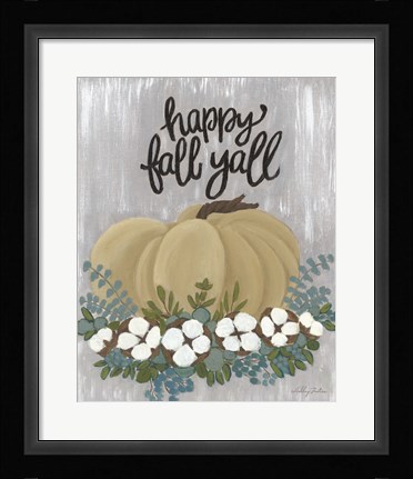 Framed Happy Fall Y'All Print
