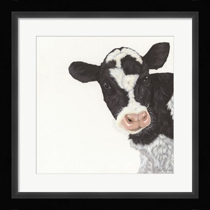 Framed Cow Print
