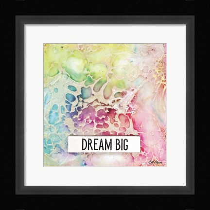 Framed Dream Big Print