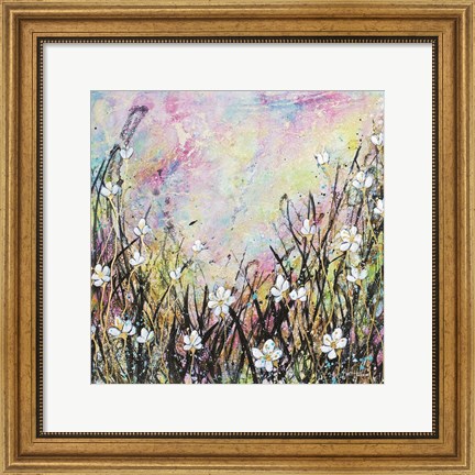 Framed Sunrise Fields Print