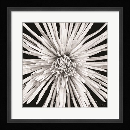 Framed Black and White Love Print