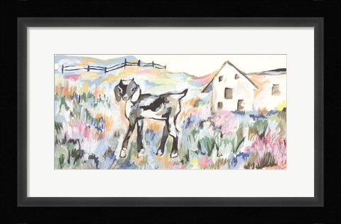 Framed Daisy the Goat Print
