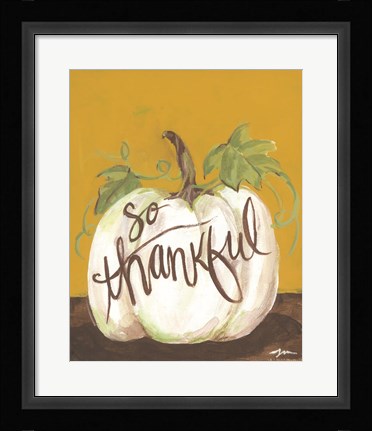 Framed So Thankful Print