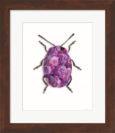 Framed Purple Camo Print
