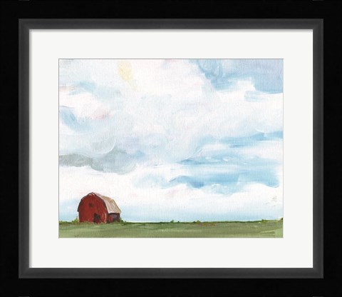 Framed Farming on the Range Print