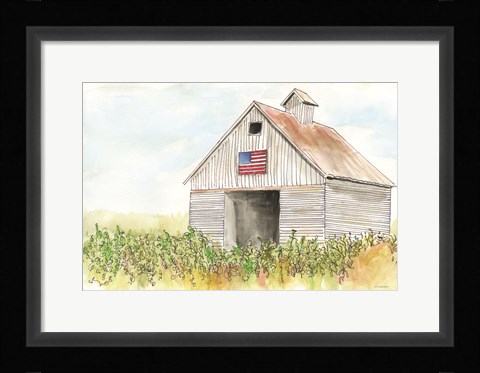Framed Beautiful for Spacious Skies Print