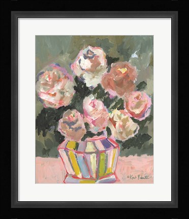 Framed Flowers for Brenda Print