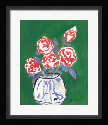 Framed Flowers for Jessica Print