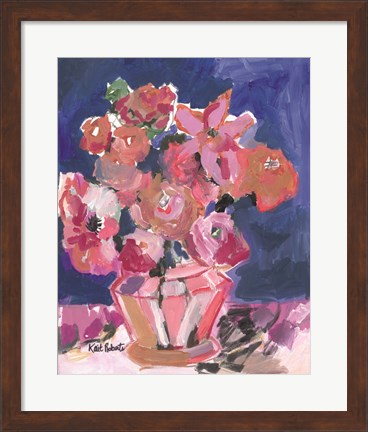 Framed Flowers for Barbara Print