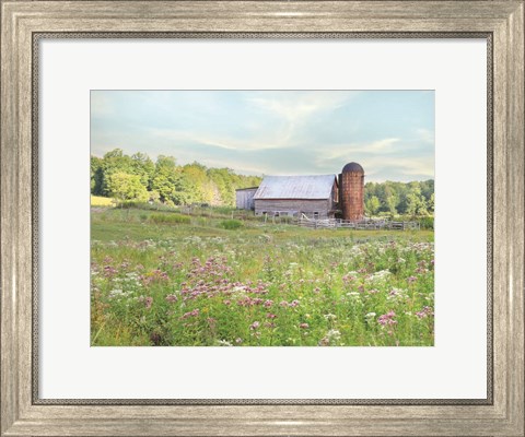 Framed Summer on the Farm Print