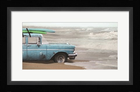 Framed My Wave is Waiting Print