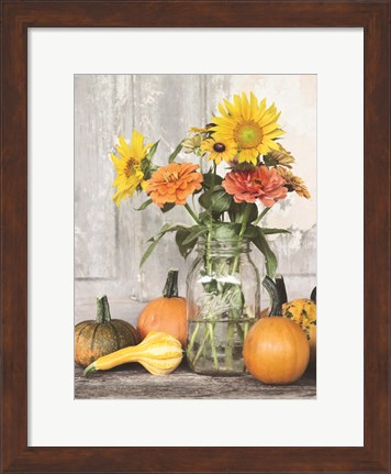 Framed Autumn Still Live Print