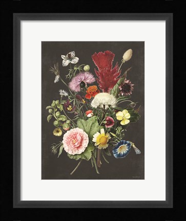 Framed Vintage Bouquet Print