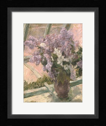 Framed Lilacs in the Light Print