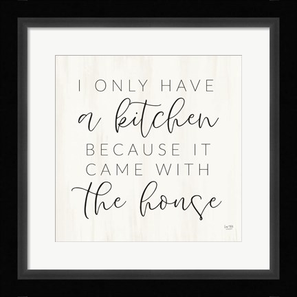 Framed Kitchen Print