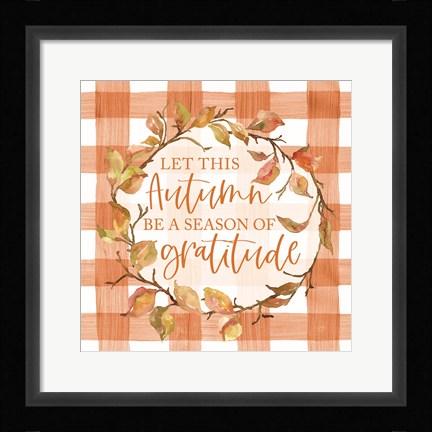 Framed Season of Gratitude Print