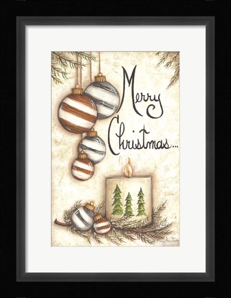 Framed Merry Christmas to You Print