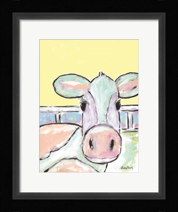 Framed Moo Moo Print