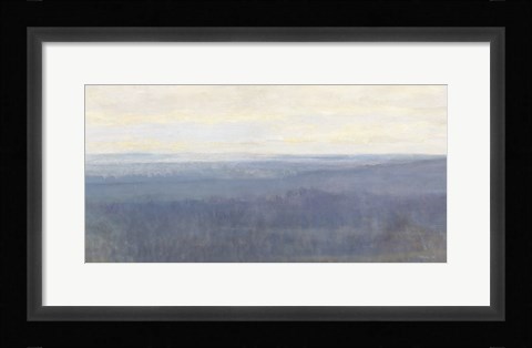Framed Misty Overlook Print