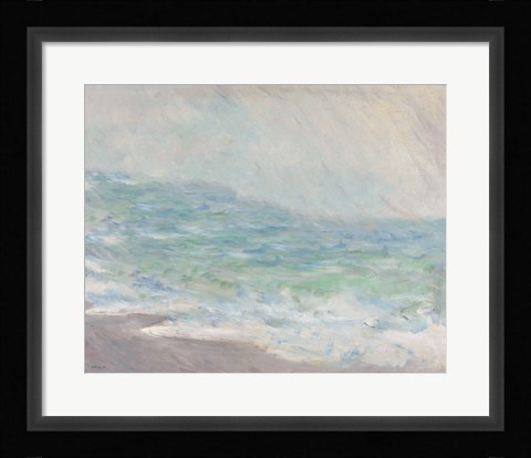Framed Crashing Waves Print