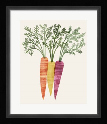 Framed Organic Veg III Print