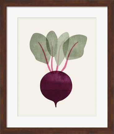 Framed Organic Veg IX Print