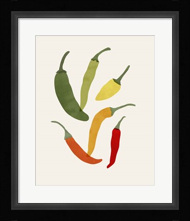 Framed Organic Veg X Print