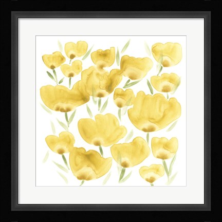 Framed Sunny Meadow I Print