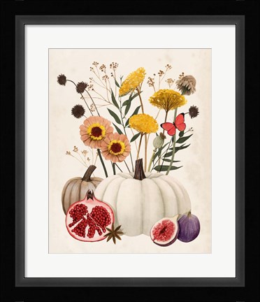 Framed Fall Botanicals I Print