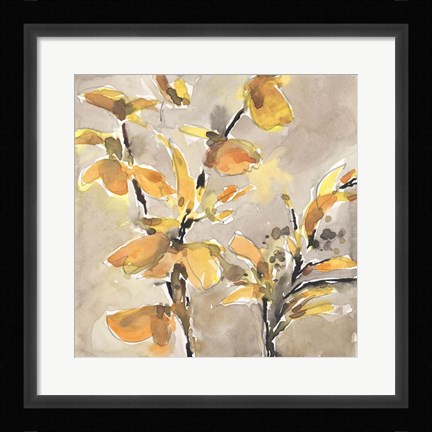 Framed Ginkgo Leaf Moment I Print