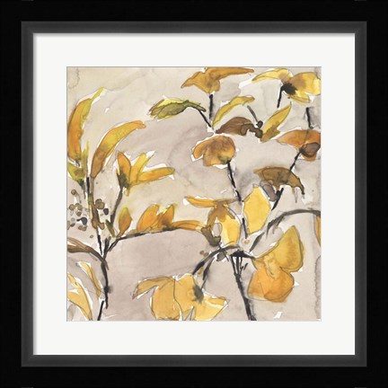 Framed Ginkgo Leaf Moment II Print