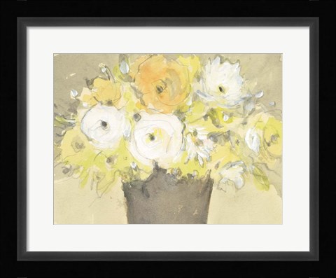 Framed Table Bouquet I Print