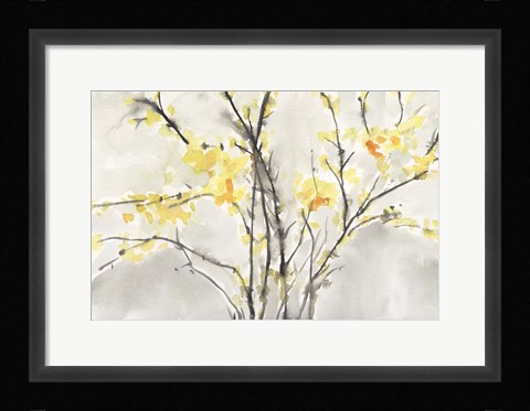 Framed Blissful Elegance I Print