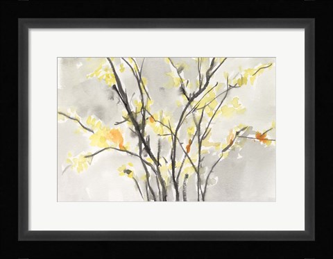 Framed Blissful Elegance II Print